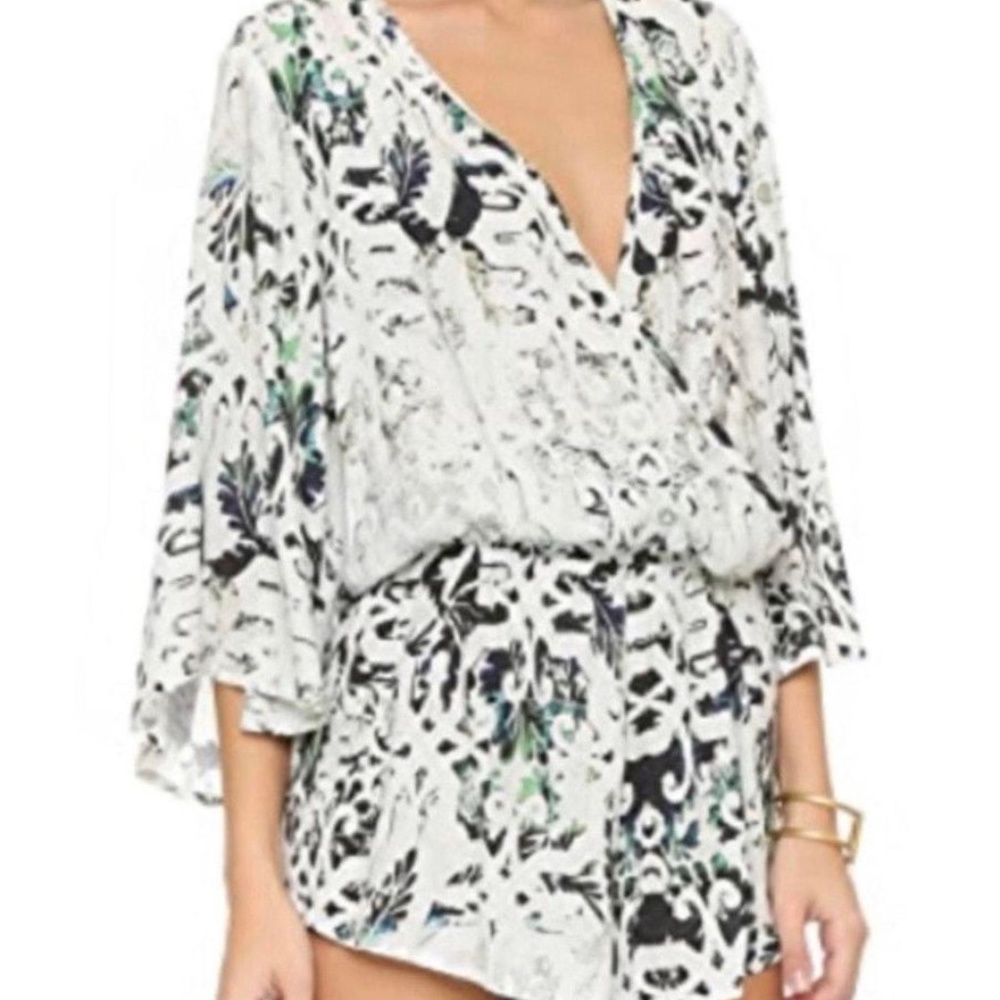 Planet Blue Wild and Free Small Blue Life Romper 2nd romper free!